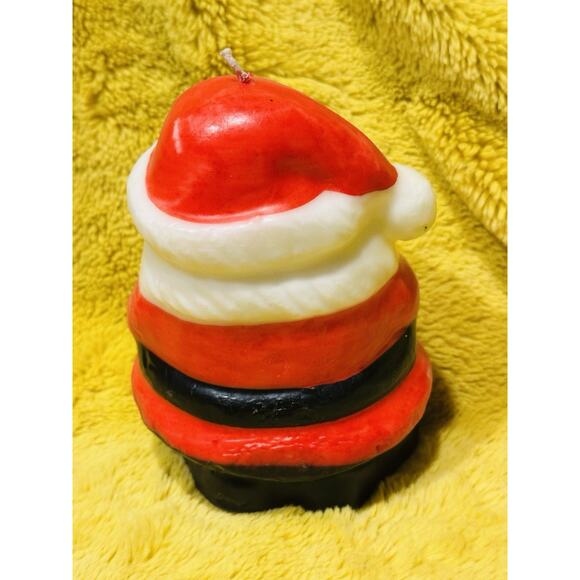 VTG Novelty Santa Claus Candle Christmas Holiday Decor Retro Festive Figurine - Picture 3 of 8